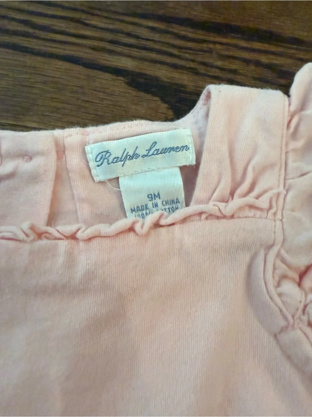 Ralph Lauren Light Pink Ruffle Tank Dress for Kids